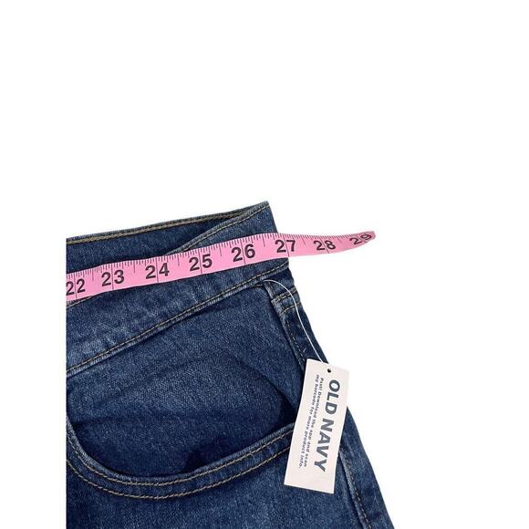 Old Navy Midrise Wow Boyfriend Jeans Medium Wash Plus Size Womens 28 New - Picture 6 of 8